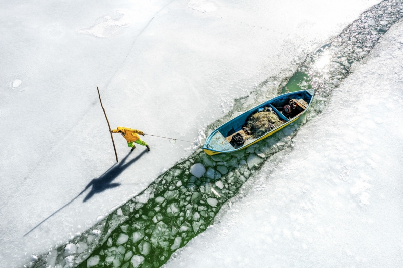 ice fishing