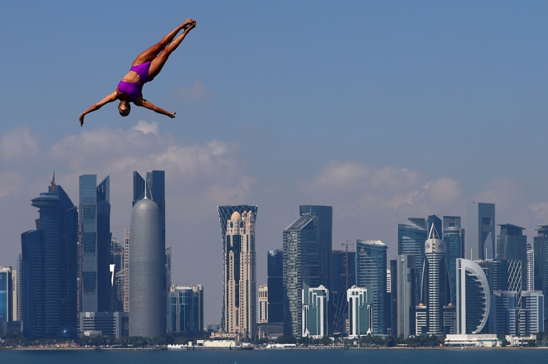 Diving Over Doha