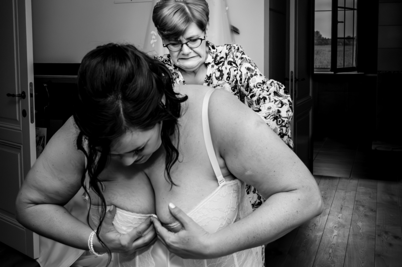 Getting dressed