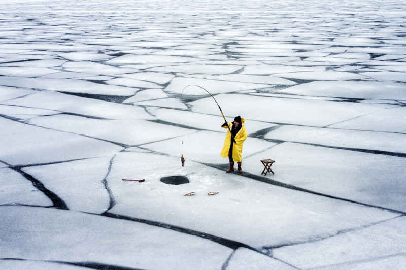 Nature and fisherman