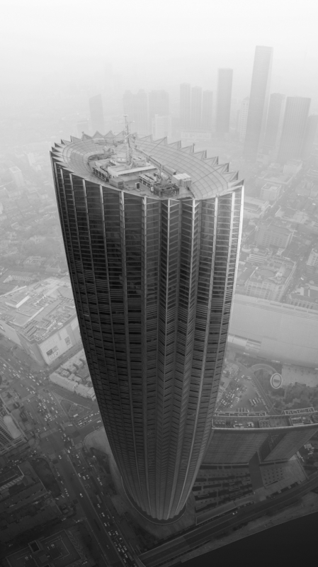 Fog Sea Tower Shadow