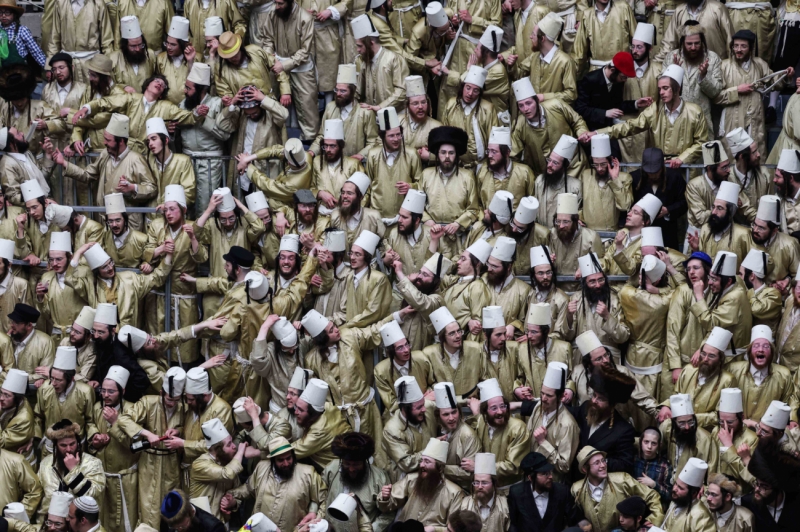 Jewish holiday of Purim in  Mea Shearim